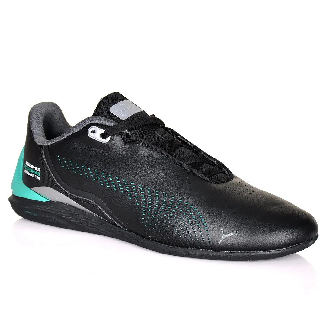 PM Green Drift Cat Decima Motorsport Black Sneakers