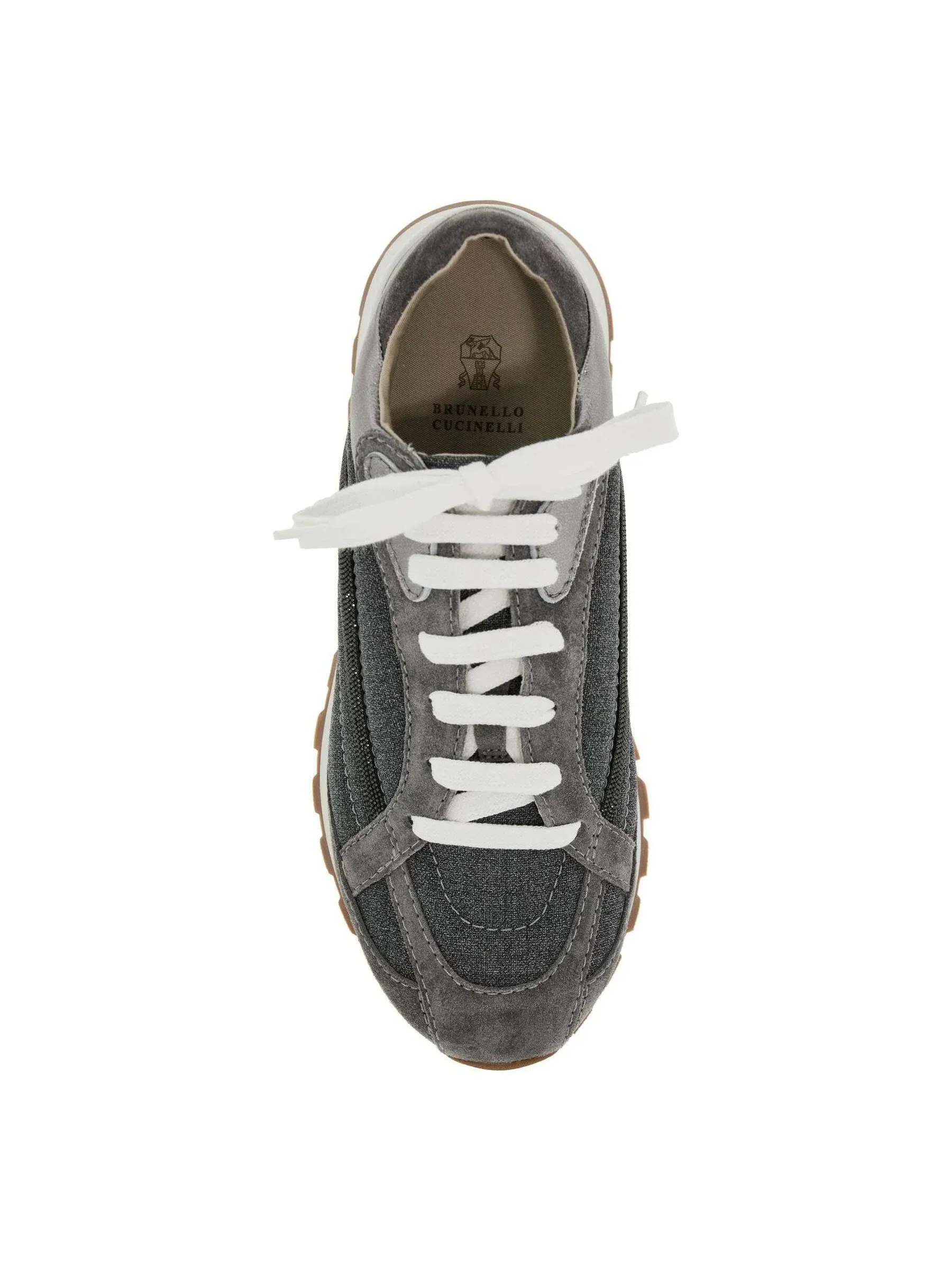 Precious Stripe Wool Sneakers