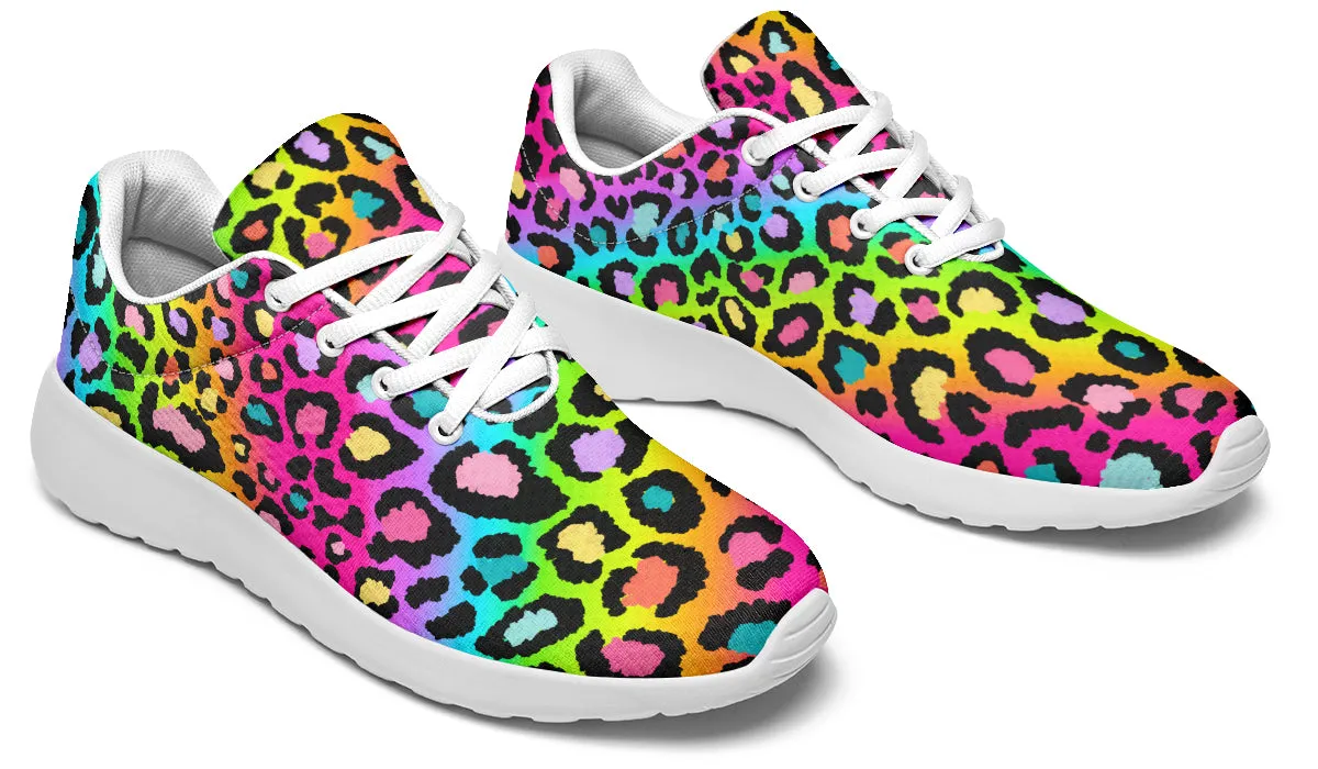 Rainbow Leopard Sneakers