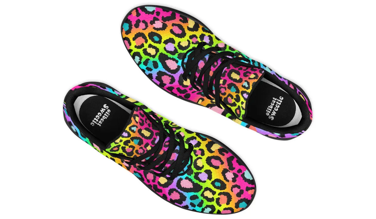 Rainbow Leopard Sneakers