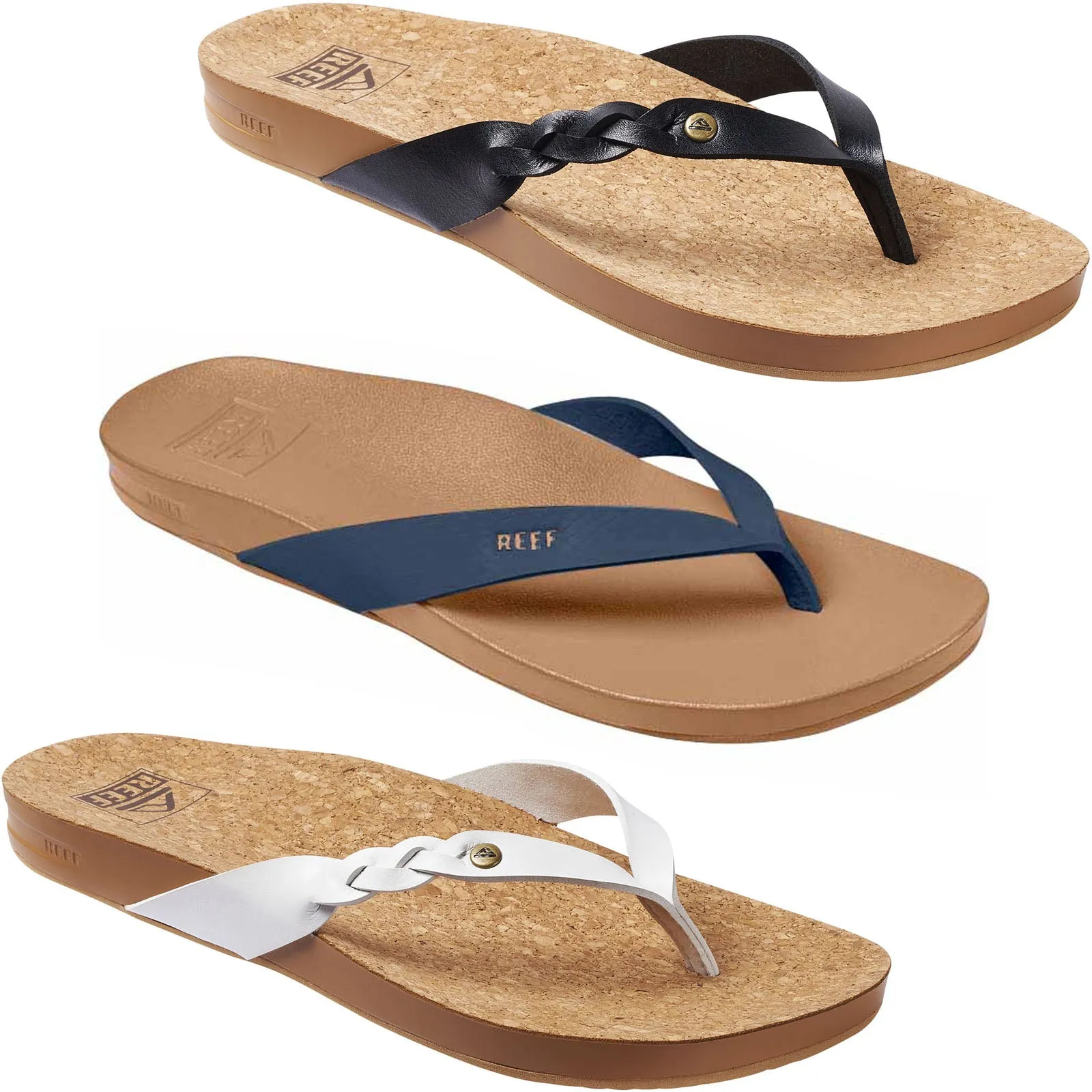 Reef Womens Cushion Court Flip Flops