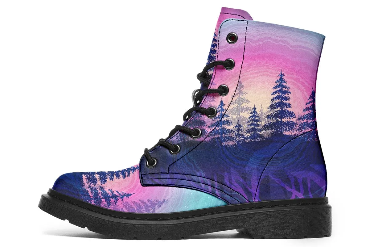 Rooted In Color Combat Boots