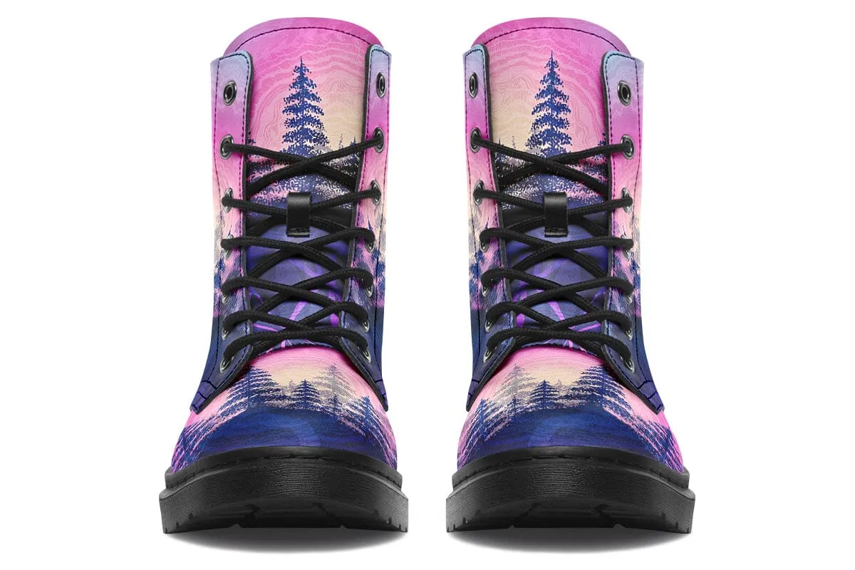 Rooted In Color Combat Boots