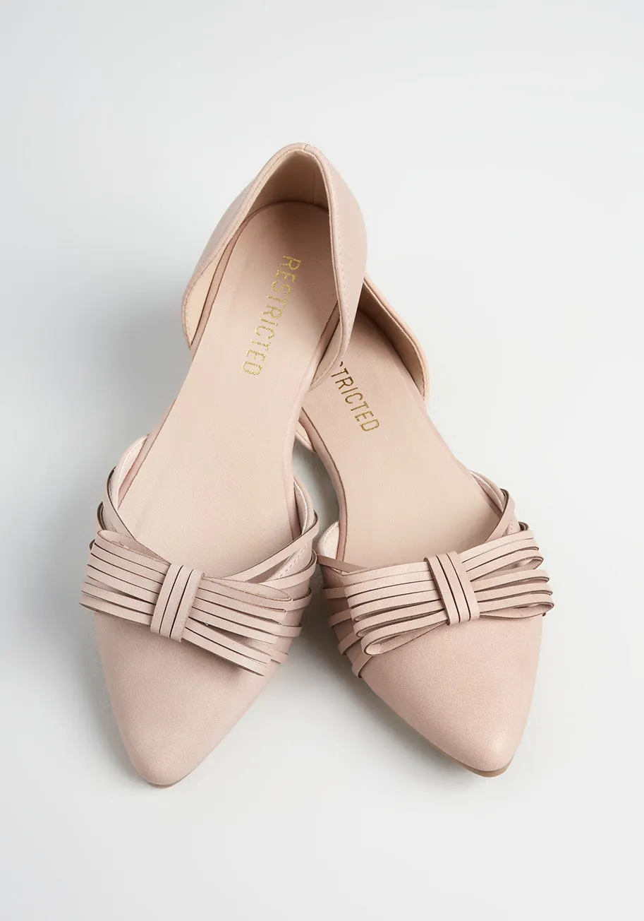 Strappy Makes Me Happy d'Orsay Flat