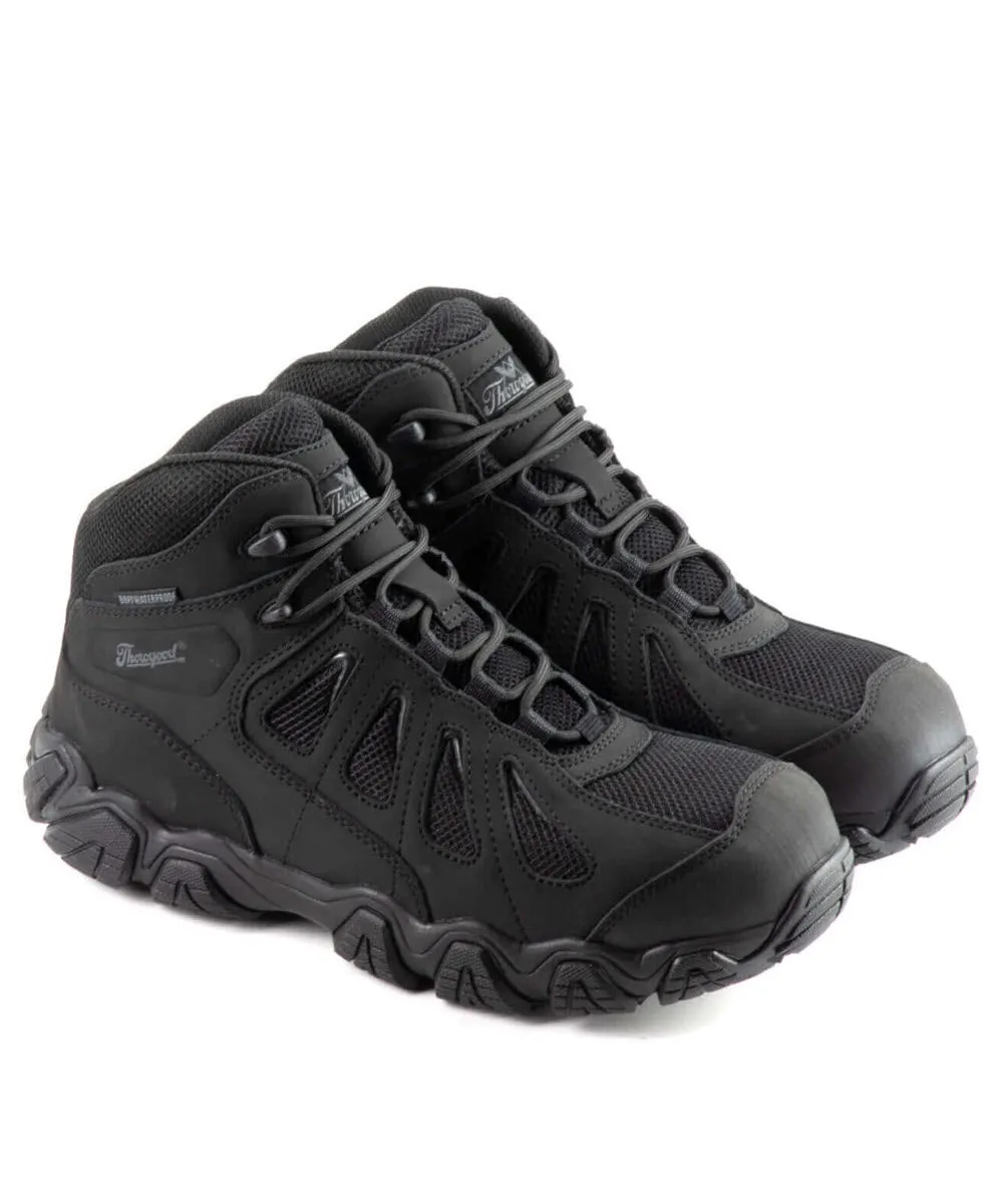 Thorogood Men's Crosstrex Waterproof Composite Toe Hiker - Black/Grey