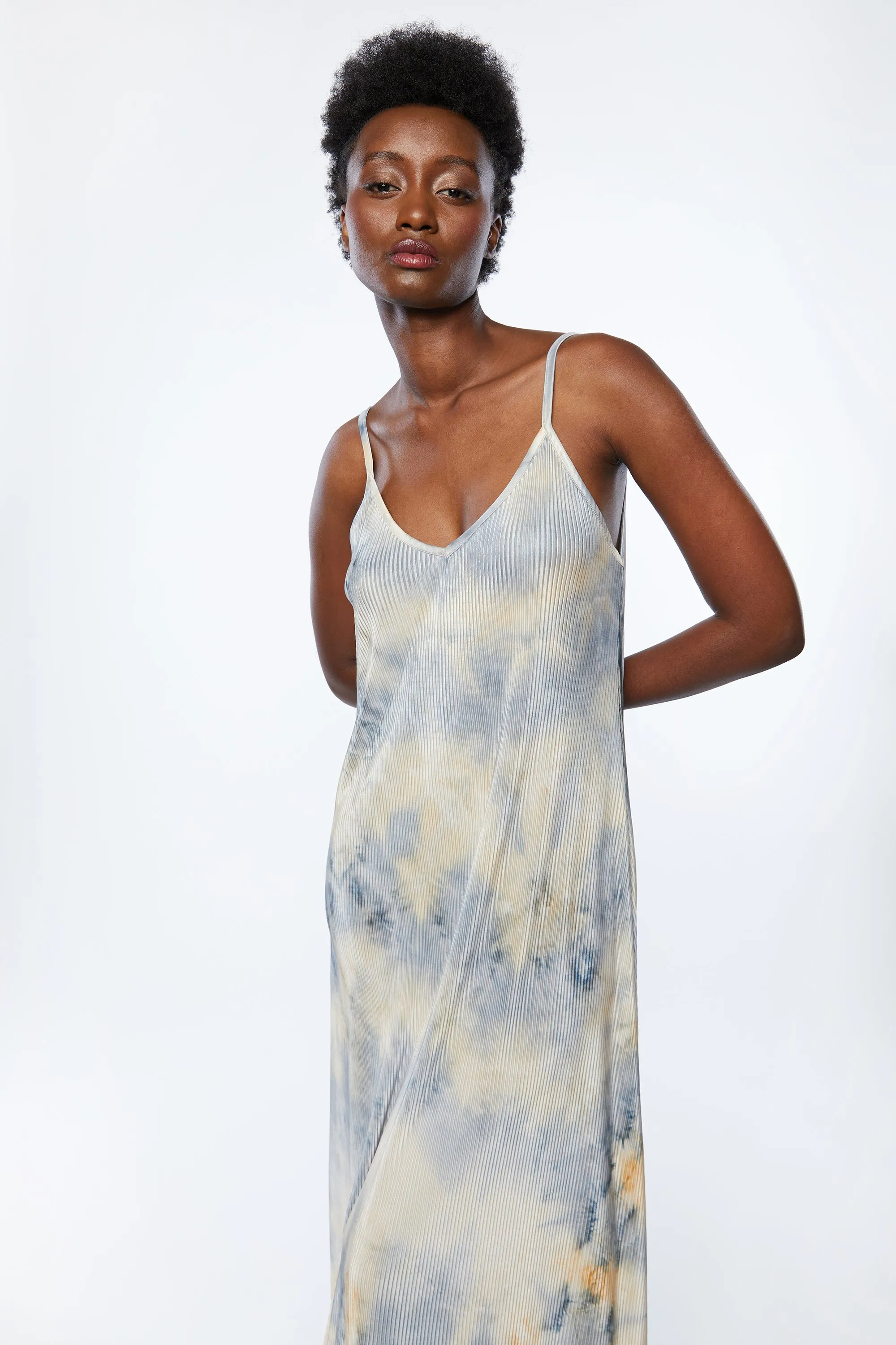 TIE DYE MIDI DRESS