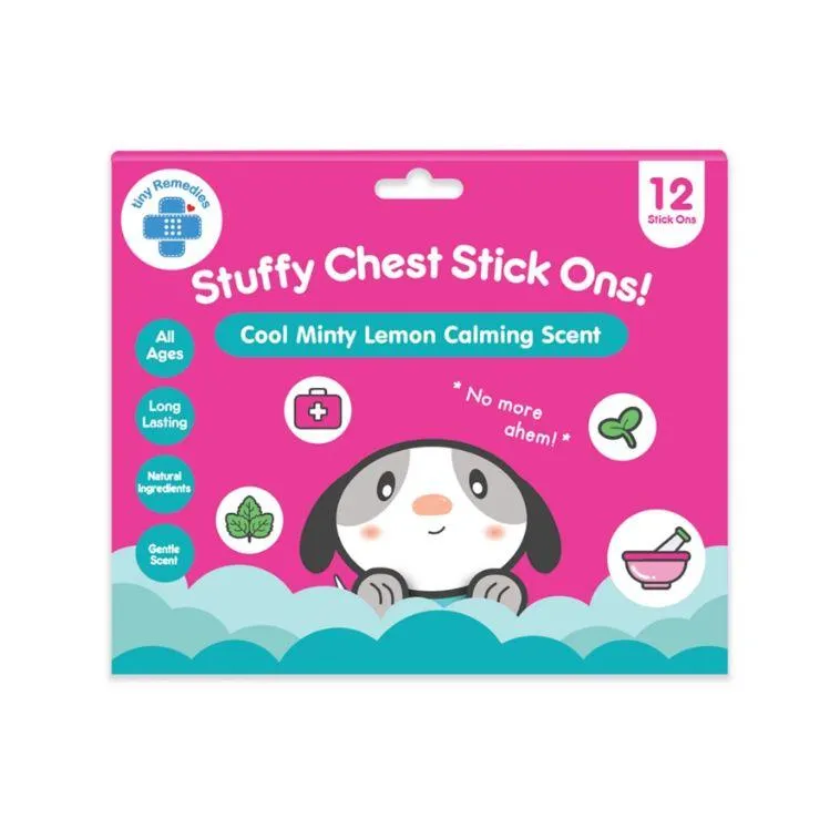 Tiny Buds Stuffy Chest Stick Ons