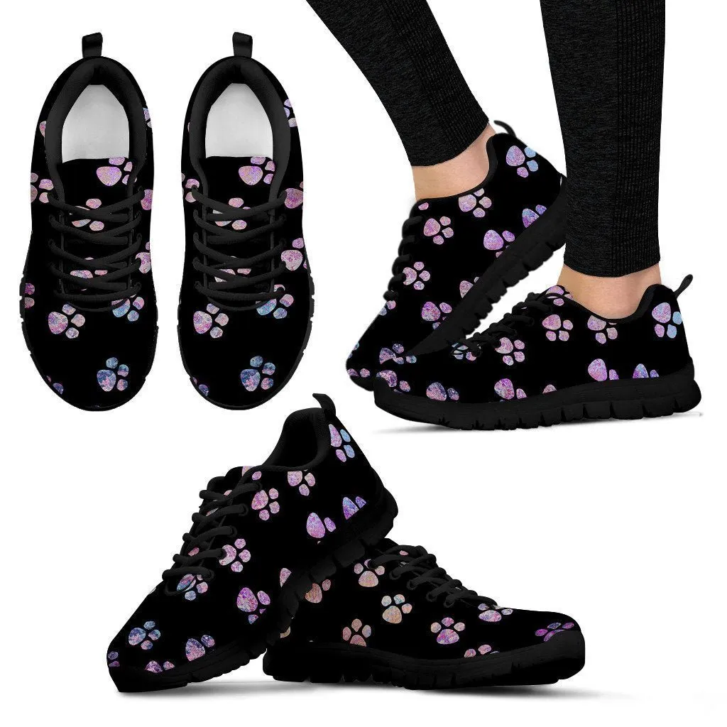 Watercolor Paws Women's Sneakers