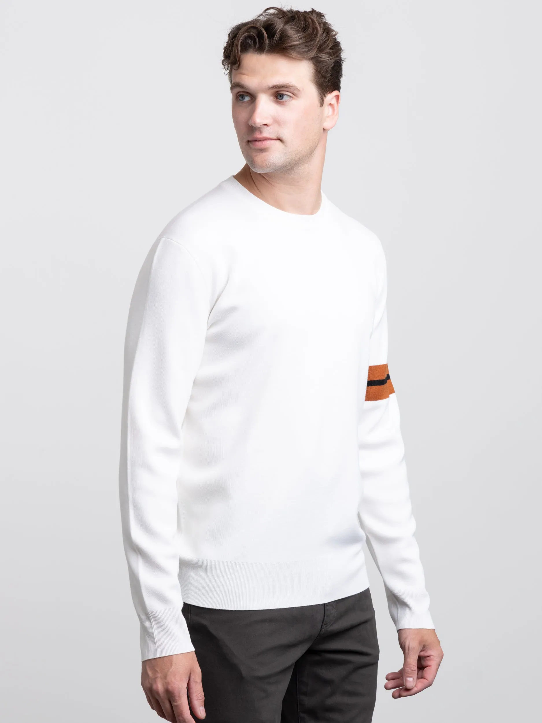 White High Performance™ Wool Crewneck