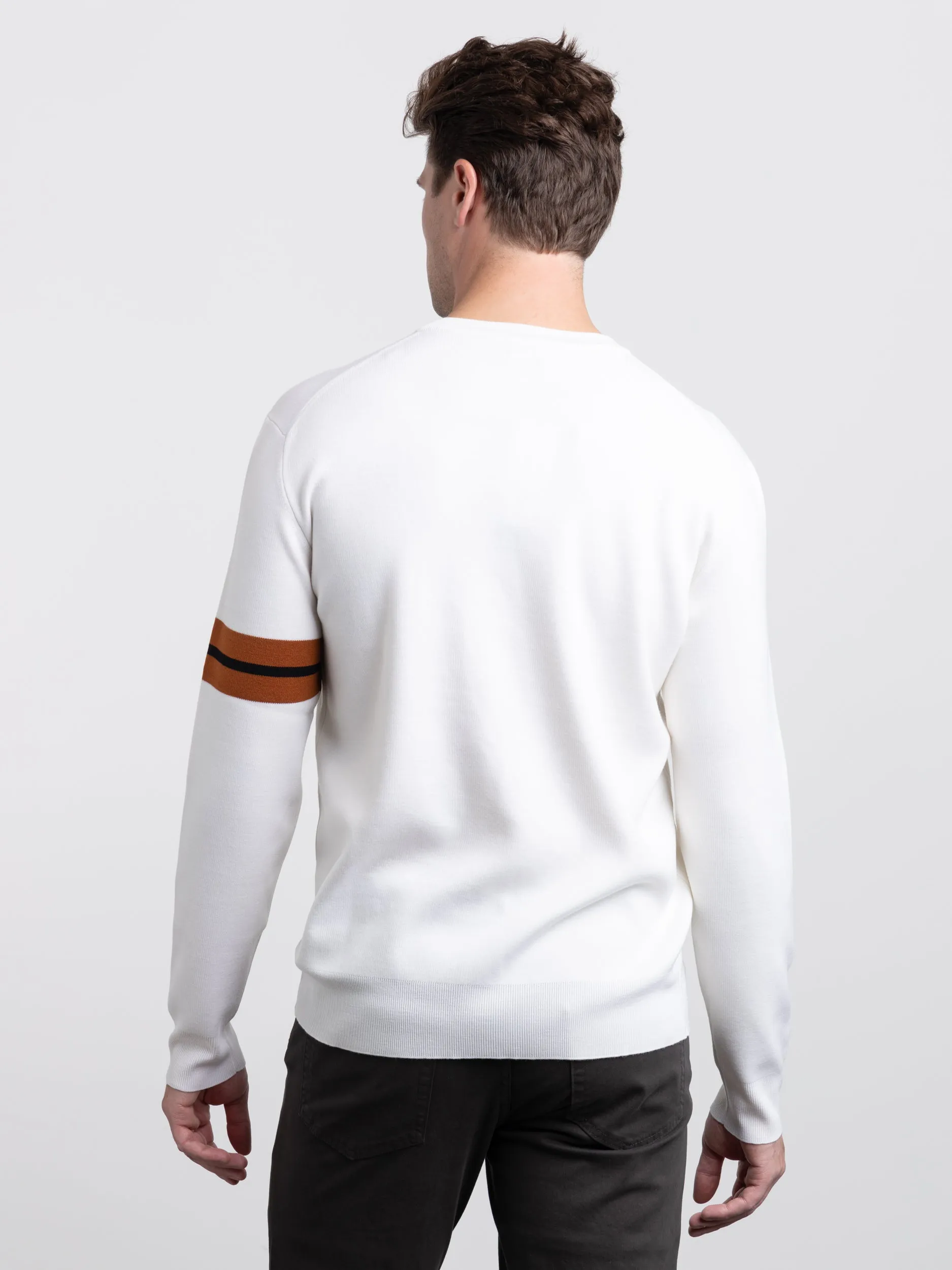 White High Performance™ Wool Crewneck