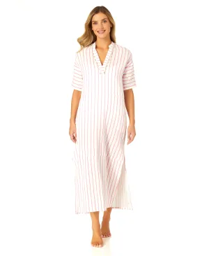 Women's Maxi Dress With Side Slits And Shell Details Cover Up